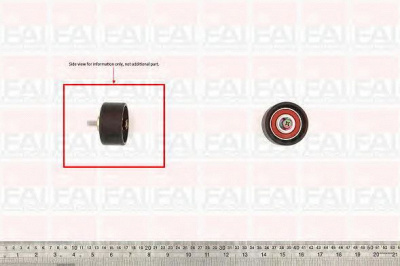 FAI AUTOPARTS t9377 -  Паразитный / Ведущий ролик, зубчатый ремень